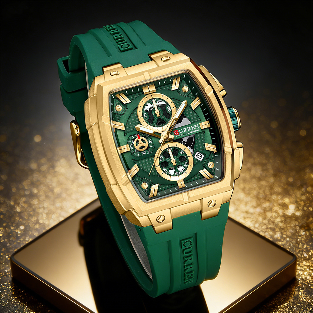 Jewelry And Watches - CURREN 남성용 럭셔리 빈티지 시계, 실리콘
