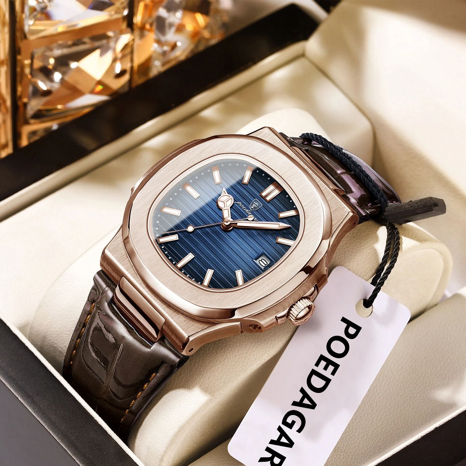 Rg Watches & Jewelry Gmbh - 포에다가 비즈니스 남성용 시계 날짜 방수