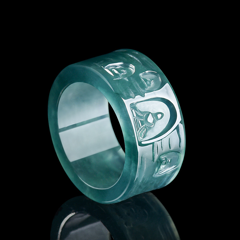 Jewelry & Watches Sp Z Oo Ul Frezerów 3 - 천연 버마산 비취 불상 반지 고급