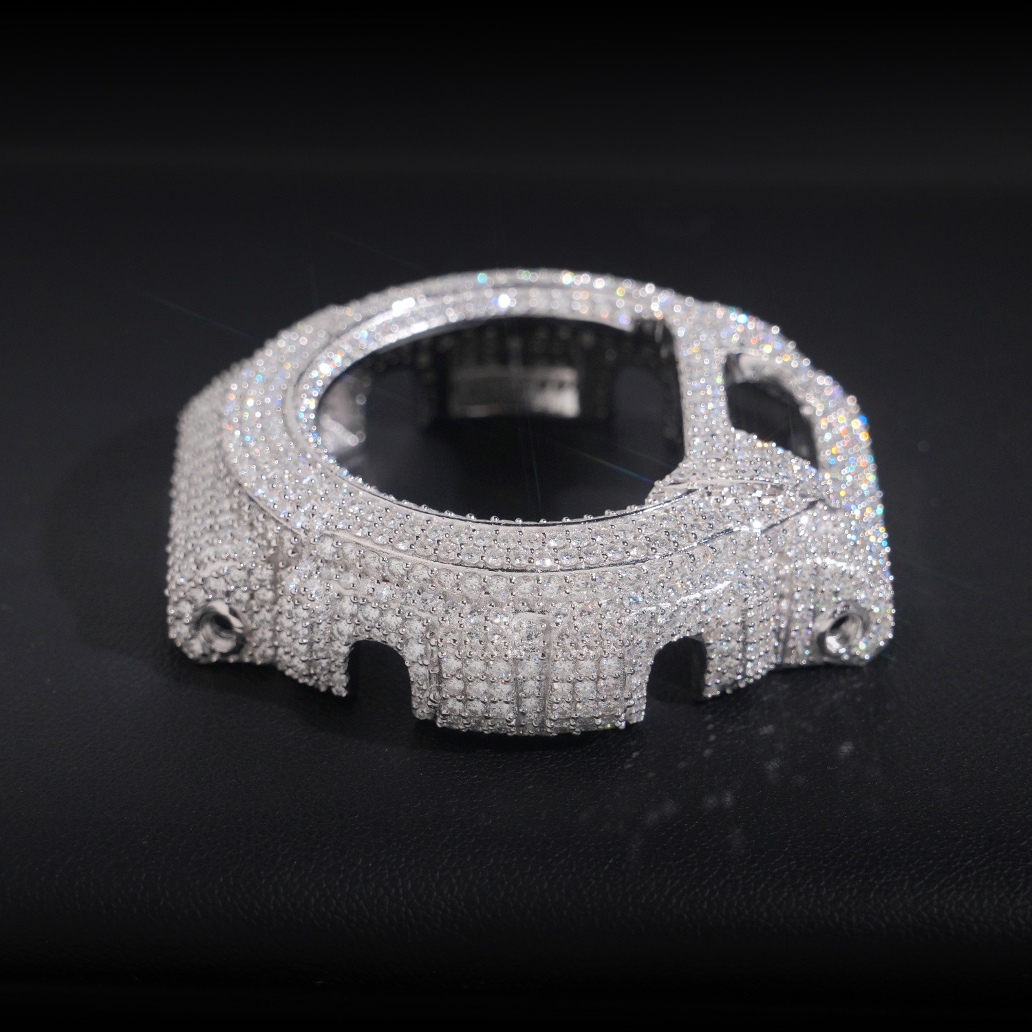 Jewelry Watches Men - 블링 힙합 시계 케이스: 프리미엄 모이사나이트로