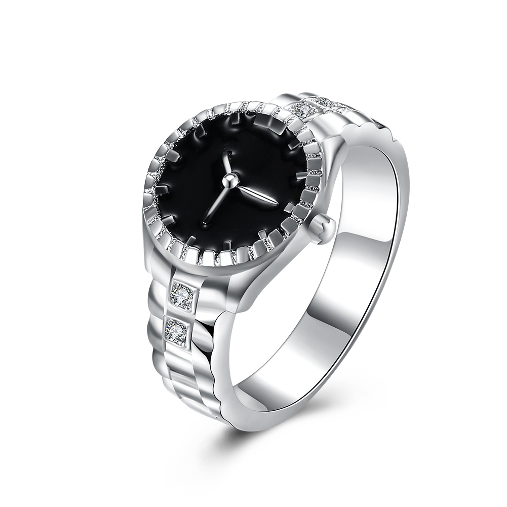 여성을위한 925 스털링 실버 손목 시계 지르콘 반지  - Fine Jewelry Watches Women 리뷰 및 가격