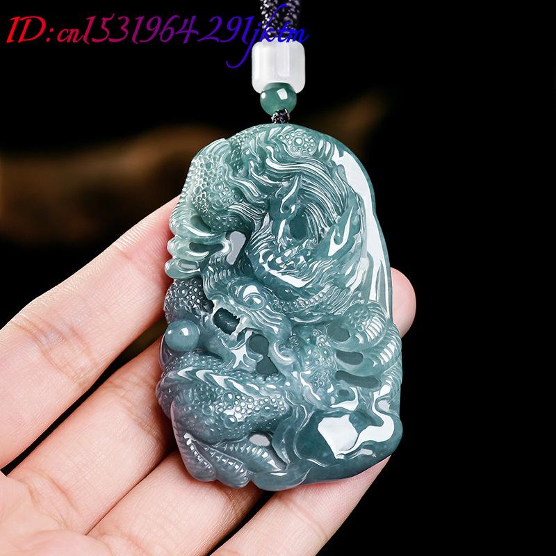 천연 버마산 경옥 드래곤 펜던트 목걸이 럭셔리 주얼리  - Jewelry & Watches Sp Z Oo Ul Frezerów 3 리뷰 및 가격
