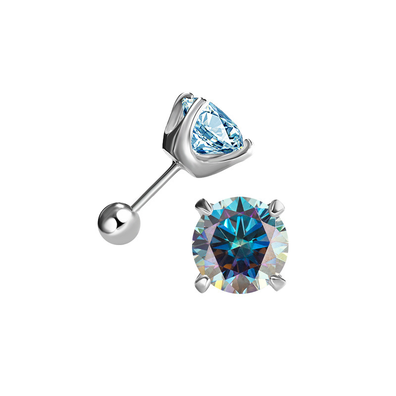 남녀공용 모이사나이트 스터드 귀걸이, 모이사니타 랩 다 - Diamond Stud Earrings 리뷰 및 가격