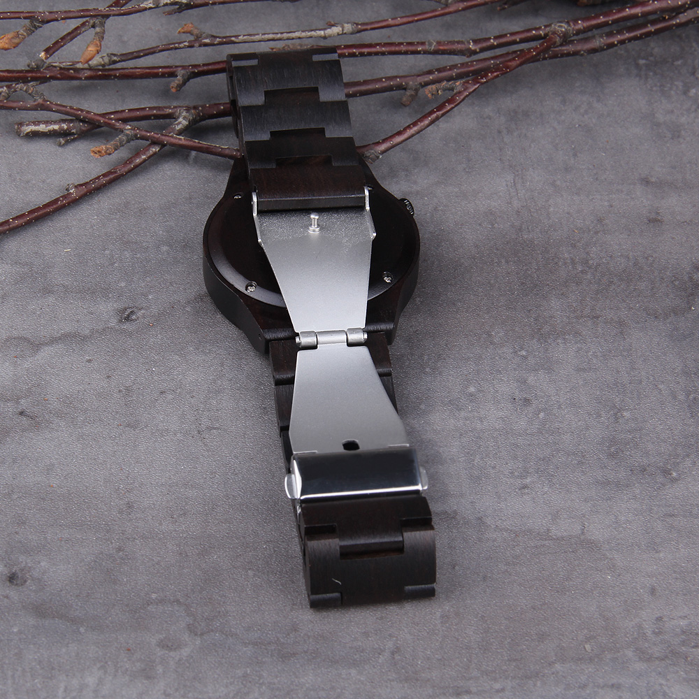 수제 나무 시계 남자 여자 룬 원형 시계 경외심의 황금 - Jewelry Watches Men 리뷰 및 가격
