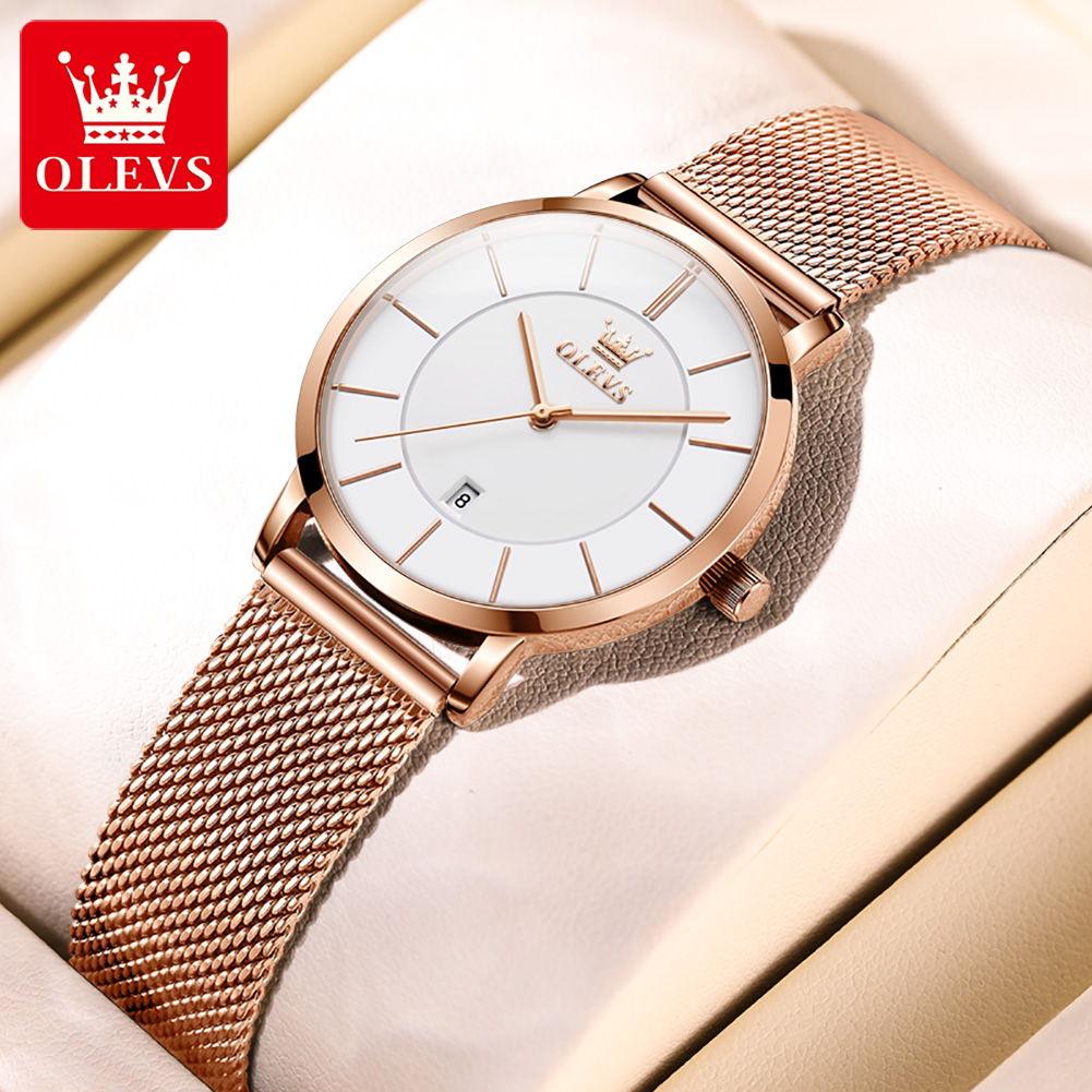 OLEVS 여성 시계 5869 우아한 패션 쿼츠 손목시 - Jewelry And Watches 리뷰 및 가격