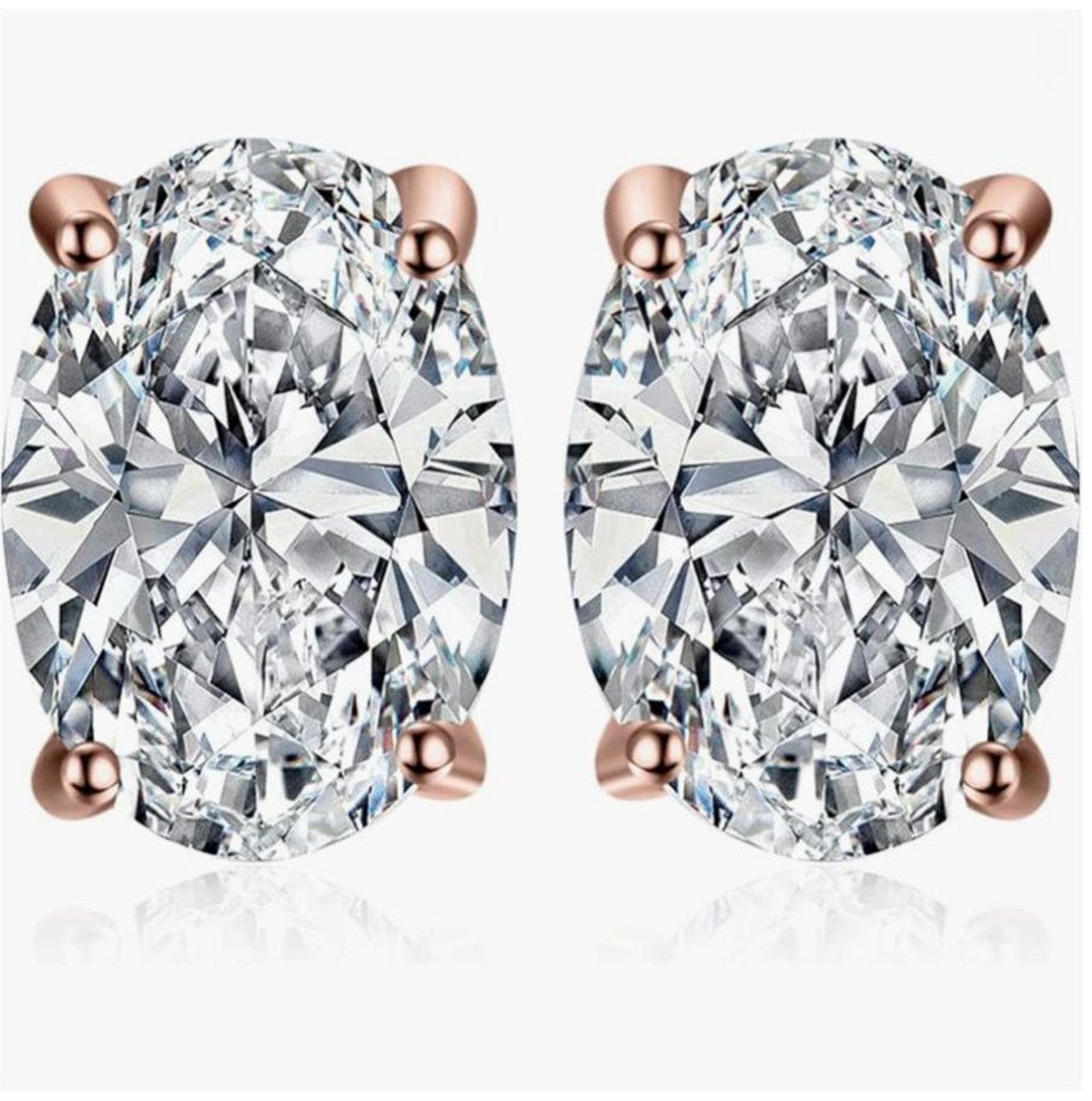 14K 골드 물리적 리얼 골드 실험실 성장 다이아몬드  - Diamond Stud Earrings 리뷰 및 가격