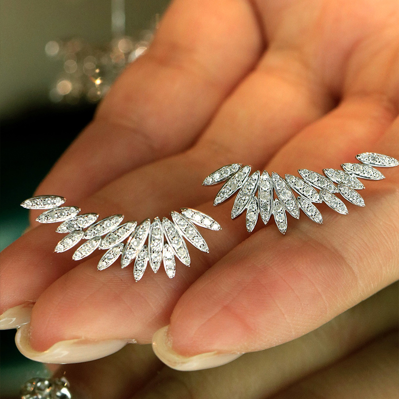 Aazuo 18K 화이트 골드 옐로우 골드 리얼 다이아 - Diamond Stud Earrings 리뷰 및 가격