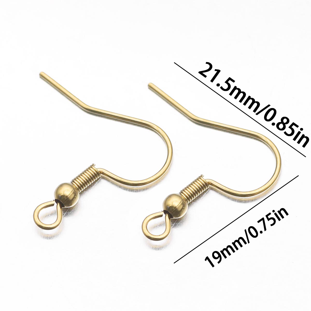 10-20개 19x21mm 스테인리스 스틸 귀걸이 부자 - Drop Earrings 리뷰 및 가격