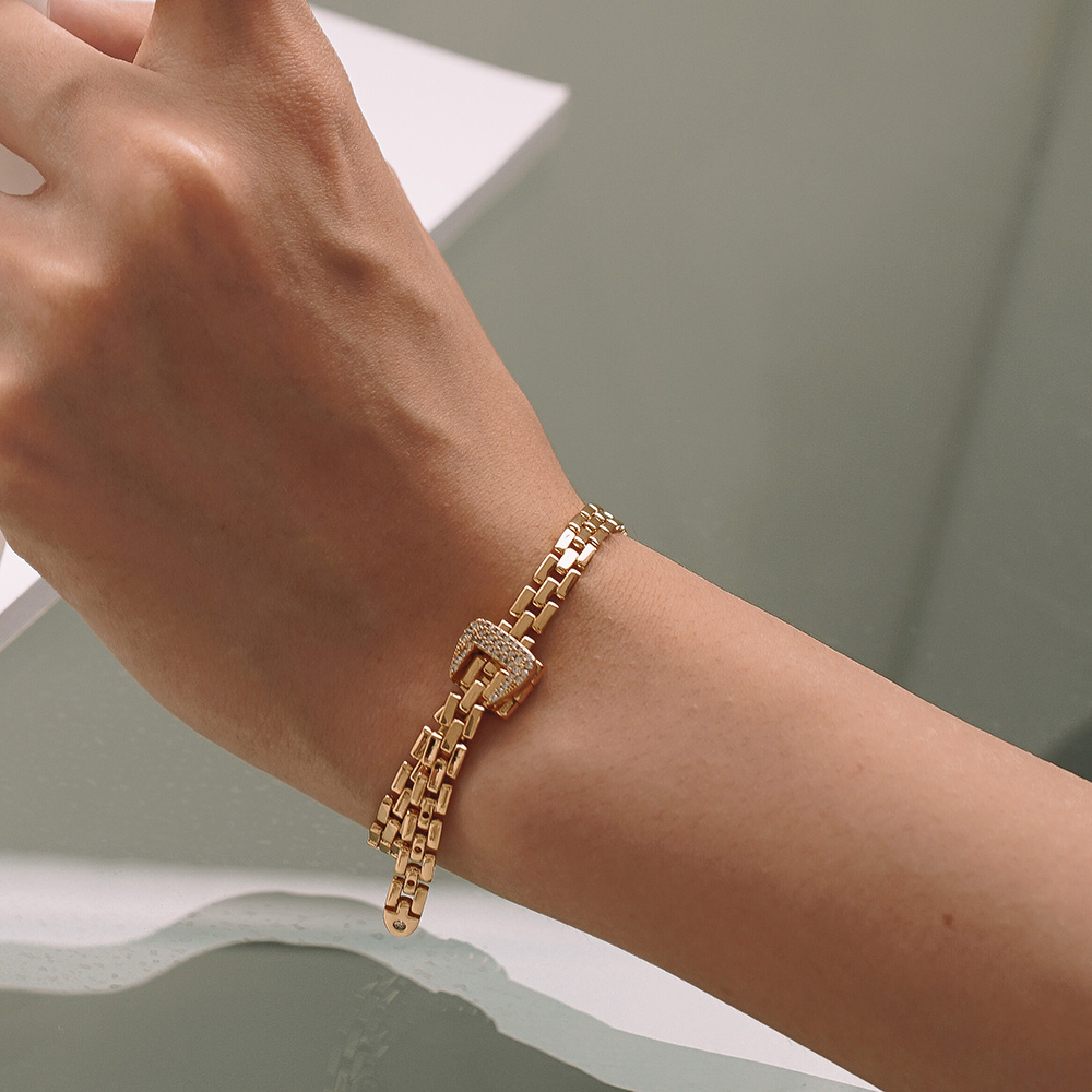 황동 18K 골드 시계 밴드 매듭 초커 목걸이, 여성용 - Fine Jewelry Watches Women 리뷰 및 가격