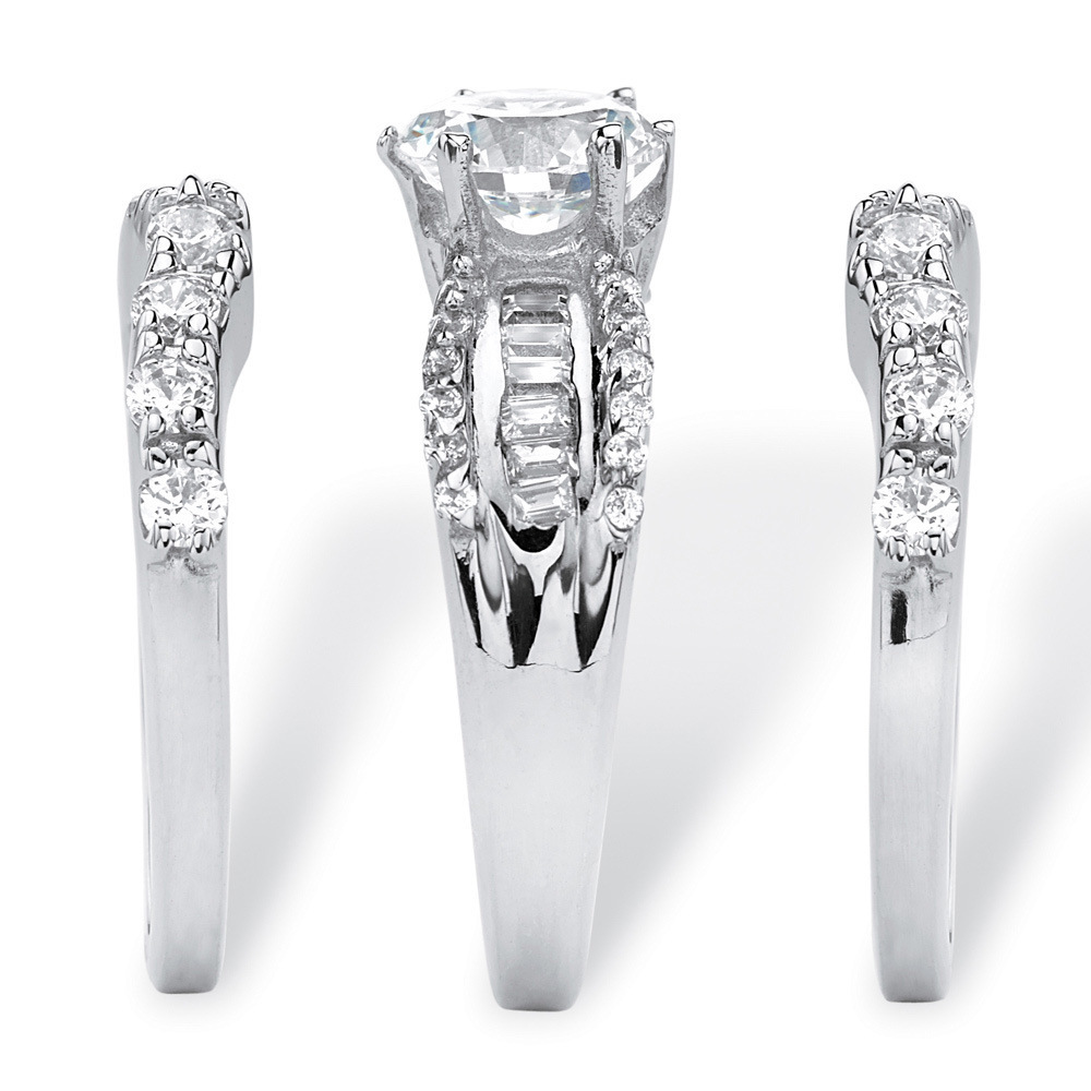 2pcs 100% 18K 골드 웨딩 밴드 반지 귀걸이  - Diamond Stud Earrings 리뷰 및 가격