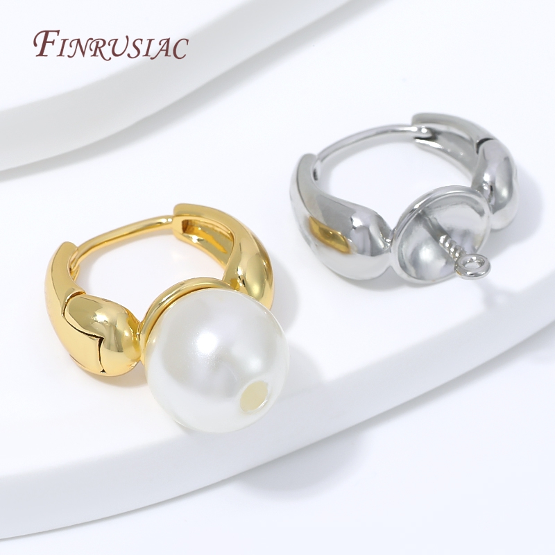 18K 금도금 물방울 모양 허기 이어링 클래스프, 진주 - Drop Earrings 리뷰 및 가격