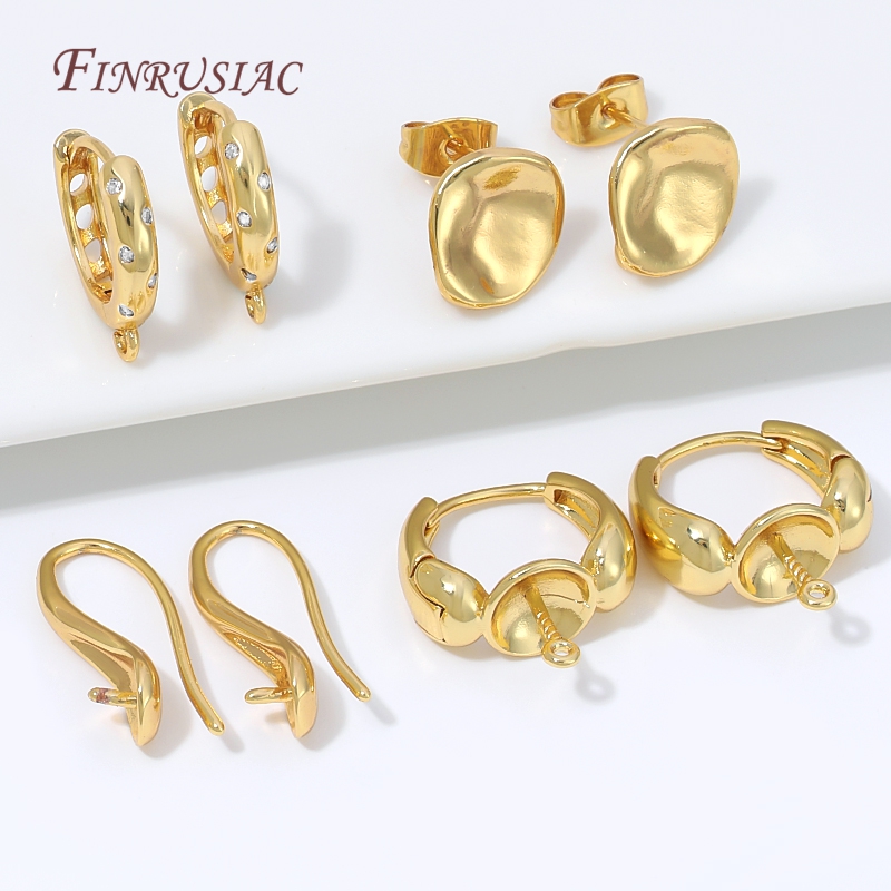 18K 금도금 물방울 모양 허기 이어링 클래스프, 진주 - Drop Earrings 리뷰 및 가격