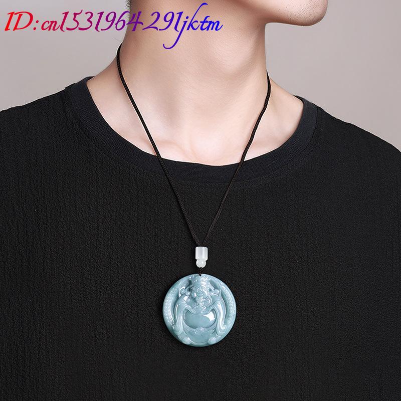 버마산 비취 재질의 부의 신 펜던트 목걸이 참 장식품  - Jewelry & Watches Sp Z Oo Ul Frezerów 3 리뷰 및 가격