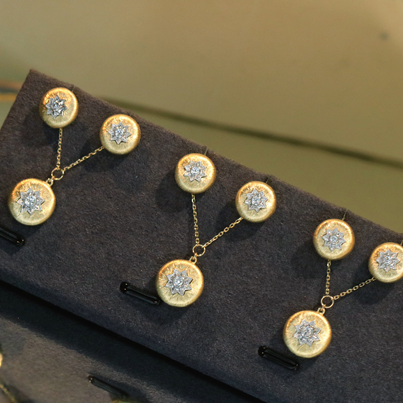 LUOWEND 100% 18K 옐로우 골드 귀걸이 빈티 - Diamond Stud Earrings 리뷰 및 가격
