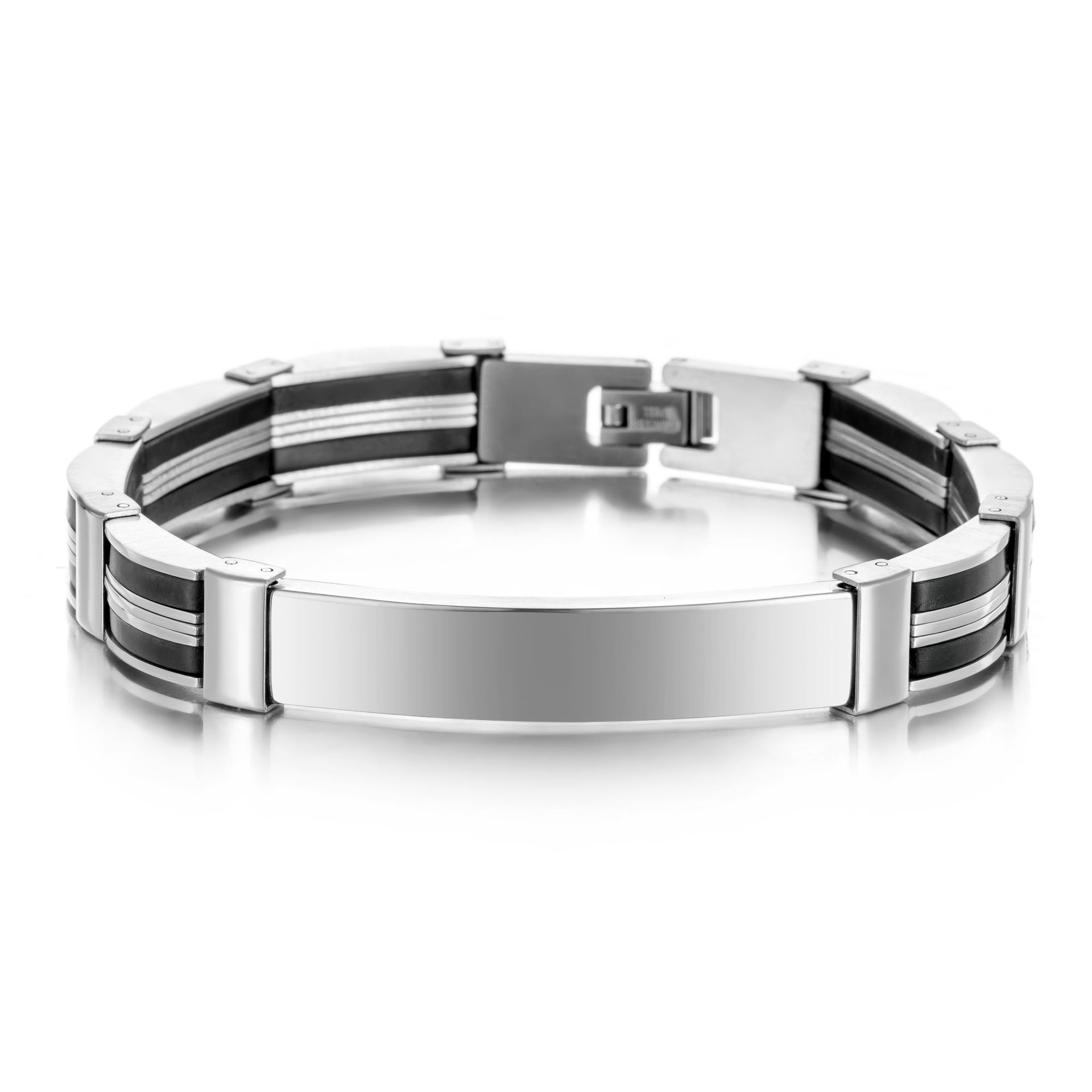 펑크 커스텀 텍스트 네임 남성용 스테인리스 스틸 팔찌  - Jewelry Watches Men 리뷰 및 가격