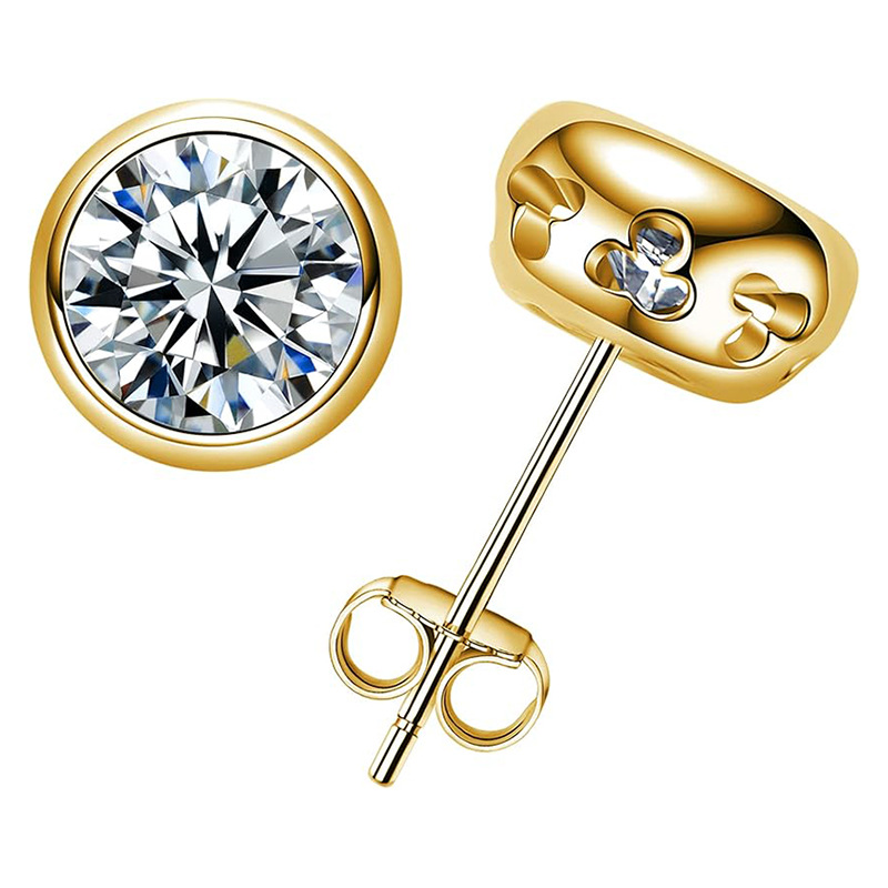 진짜 D 컬러 모이사나이트 다이아몬드 스터드 귀걸이 1 - Diamond Stud Earrings 리뷰 및 가격
