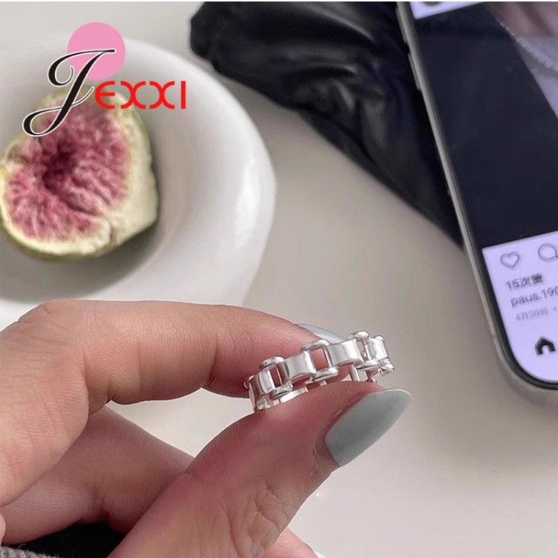 스털링 실버 S925 시계 체인 반지 여성 남성용 패션 - Fine Jewelry Watches Women 리뷰 및 가격
