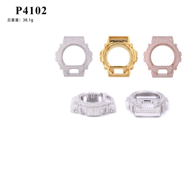 블링 힙합 시계 케이스: 프리미엄 모이사나이트로 아이스 - Jewelry Watches Men 리뷰 및 가격